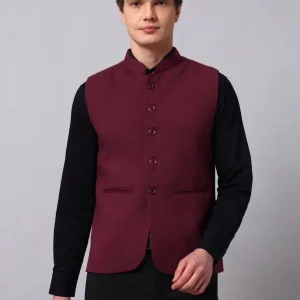 Woven Nehru Jacket